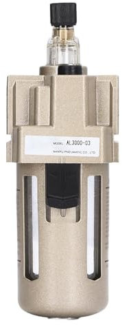 Namvo Air Drain Filter, 3/8 Air Compressor Drain Oil Water Moisture Trap Separator AL3000-03, Air Compressor Replacement Parts