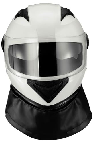 Mobestech Antibeschlag-Helm Winter-Motorradausrüstung Helme für Erwachsene Fullface- -Helm Helm Gesicht Motorradhelm Motorradhelme Integralhelme Rennhelm Plastik