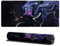Gaming Mouse Pad XXL 900 x 400 mm Waterproof Mousepad Artistic Curve Desk Mat Non-Slip Improves Precision Large Non-Slip Mouse Mat for PC, MacBook, Laptop