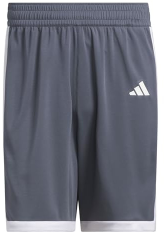 adidas Herren Mens Pulse Speed Bball Short Shorts, Team Onix/White, XL