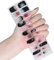 Glow In Dark Halloween Nails Stickers Full Nails Wraps Gel Nails Strips Halloween Nails Strips Nails Art Decoration