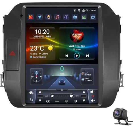 For K-IA Sportage 3 2010-2016 Android 15 Car Radio CarPlay GPS Navigation 9.7″HD Touchscreen Car Stereo Bluetooth DAB+ 5G WiFi FM RDS Radio Steering Wheel Control DSP USB AHD Rear View Ca(Color:S4)