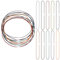10 Pcs Elastic Bands for Notebook Connecting Inserts Notebook Elastic Stretchy Closure Loop Jump Bands Accessories for Travel Journal Refills(Standard Size)