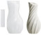 Stampi per vasi in silicone a righe per resina epossidica che fanno vaso di fiori decorazione in gesso stampi in silicone per vasi di fiori testurizzati