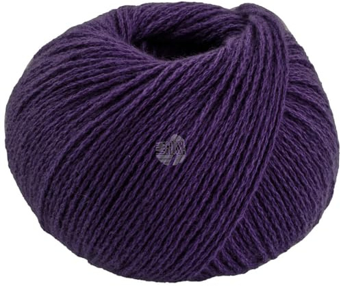LANA GROSSA Cashmere Pure | Klassisch verzwirntes reines Kaschmirgarn | Handstrickgarn aus 100% Kaschmir | 25g Wolle zum Stricken & Häkeln | 115m Garn FB 23