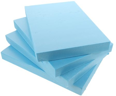 ibasenice 4pcs Floral Foam Blocks Polystyrene Craft Foam Rectangular Sheets Easy to Shape and Glue for DIY Decoration and Architectural Models
