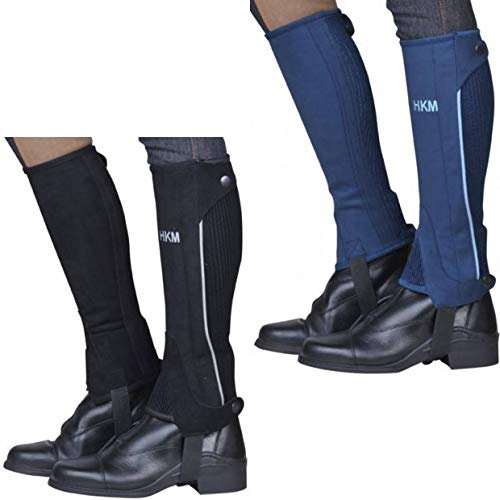 HKM, Ghette Speciali da Equitazione, da Uomo, con Effetto Scamosciato