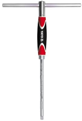 YATO Freilauf Steckschlüssel Schraubendreher mit T-Griff 1/4' Vierkant