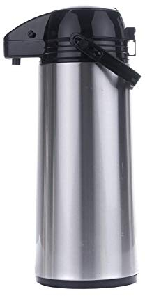 Airpot 1,9 L Pumpkanne Isolierkanne Thermo Kanne Kaffeekanne Camping Edelstahl Glaszylinder