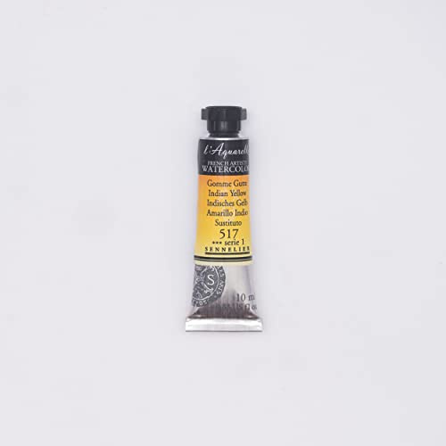 Sennelier Watercolour 10ml Tube S1 - Indian Yellow (517)