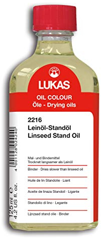 LUKAS Malmittel für die Ölmalerei - Leinöl-Standöl in 125 ml
