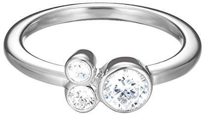 Esprit Damen-Ring 925 Sterling Silber Zirkonia sweet parfait weiß