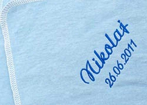 David Fussenegger 66242079 Baby und Kinderdecke LILI Personalisiert mit Namen/Personalisiert