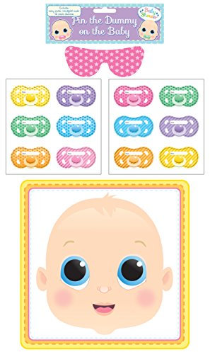 Juego para Baby Shower, ponle el chupete al bebé