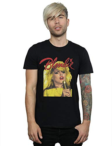 Absolute Cult Blondie Men's Singing with Mic T-Shirt