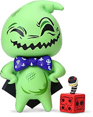 Enesco World of Miss Mindy Disney Villains Nightmare Before Christmas Oogie Boogie with Dice Figurine, 7 Inch, Greem