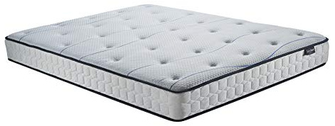 Birlea, 135cm, Sleepsoul Air Open Coil Spring Mattress, Cotton, Double,White