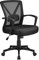 Yaheetech Sedia da Ufficio Scrivania Ergonomica Girevole a Rotelle Supporto Lombare Altezza Regolabile Portata 136 kg Reclinabile con Braccioli Nera