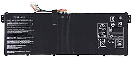 Backupower AC14B7K 41CP5/57/80 Ersatz Akku Batterie Kompatibel mit ACER Spin 5 SP515-51GN Spin 5 SP515-51GN-80A3 Swift 3 SF314-54