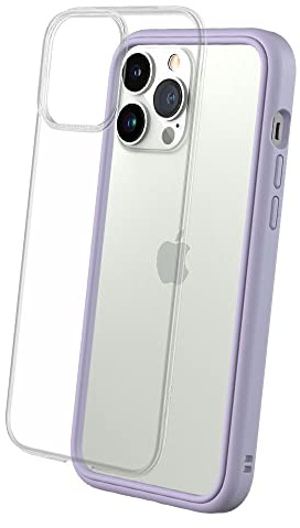 RHINOSHIELD Modular Case compatible with [iPhone 13 Pro Max] | Mod NX - Customizable Shock Absorbent Heavy Duty Protective Cover - Lavender
