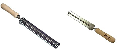Stihl Feilenhalter mit 13/64 Feile für 3/8 Zoll Kette & -Feile für 8-.1/3/4, Ø 4,0 Mm 56057504327