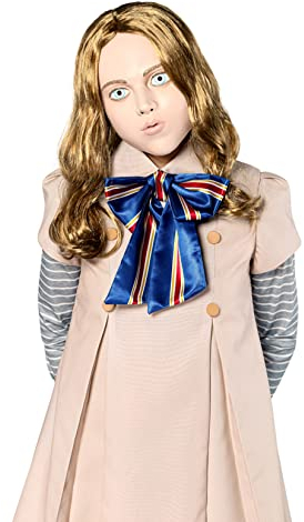 Rubie's Damen M3gan Halbmaske aus Kunststoff mit Haaren, wie abgebildet, Einheitsgröße, wie abgebildet, Einheitsgre