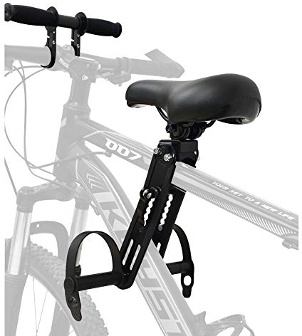 Sièges de vélo pour Enfants, Siège de vélo Avant pour Enfants de 2 à 5 Ans, Compatible avec Tous Les VéLos De Montagne Adultes, avec Guidon, Amovible