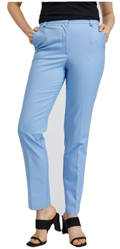 ORSAY Hellblaue Damenhose Slim Fit Hosen für Damen | Stilvolle Damenhosen | Bequemer Modetrends | Vielseitige Kollektion | Business Casual | Moderne Schnitte 38