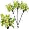 Meiwlong Artificial Berry Stems White & Sage Green Fake Florals for Wedding Bouquets, Farmhouse Wreaths, Christmas Tree Decor-3 Pack
