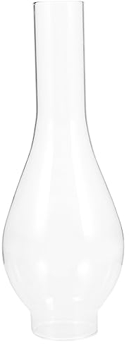 POPETPOP Öllampe Glaszylinder Petroschirm Ersatzschirm Lampenglas Ersatzglas Lampenabdeckung für Kerosinlampe Kerosin Lampe Wandlampe Petroleumlampe Tischlampe Wohnkultur