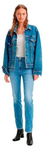 Levi's Damen 724 High Rise Straight Jeans