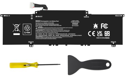 ASUNCELL 51WH 11.55V BN03XL Batería de Ordenador Portátil para HP Envy X360 13-AY 13-AY0000 15 2020 Series HP Pavilion 15-eh0011la 14-eh0008TU 14-eh0028TU 14-eh0003TX BN03XL L76965-271 HSTNN-DB9N