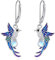 Phoenix Ohrringe für Damen 925 Sterling Silber Vogel Phoenix Mondstein Ohrringe Phoenix Schmuck Geschenke für Frauen Mädchen