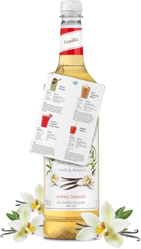 Vanilla Syrup for Coffee & Drinks – Iced Coffee, Cocktails, Milkshakes & Desserts, 700ml Bottle