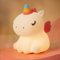 VTIGER Unicorn Night Light, LED Squishy Cute Lamp, Night Light for Girls, Silicone Unicorn Lights, Dimmable Kids Baby Bedroom Nightlight, Rechargeable Touch Lamp for Girls Room Decor, Gifts