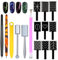Wbgraceful 15Pcs Cat Eye Magnetic Nail Set - Gradient Design Wand for Cat Eye Nail Art & Magnetic Polish Application