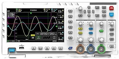 XINHAN 1014D Portable Digital Oscilloscope 2 In 1 Dual Channel Input Signal Generator Desktop Oscilloscope 1GSa/s Sampling Rate(1014D Standard)