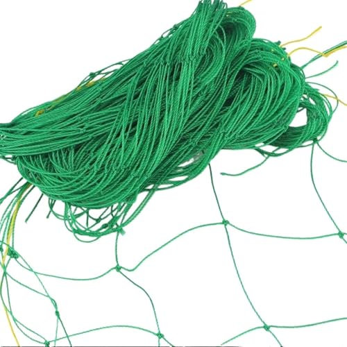 QAUUCP Plant Trellis Pergolas, Heavy-Duty Polyester Grow Net, Garden Trellis Netting With Square Mesh For Climbing Plants, Vegetables Netting For Vegetables(1.8x2.7m)