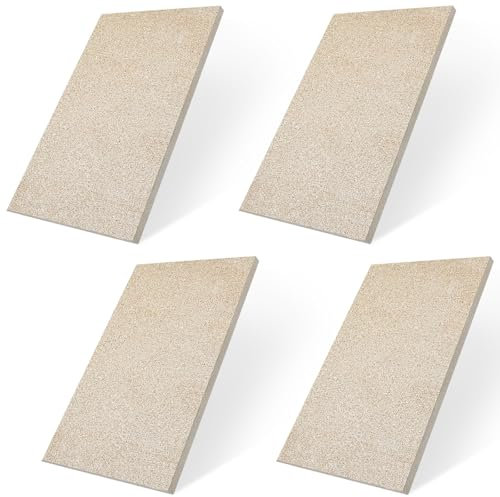 Sasylvia 4 piezas Quadrafire Bafire 2100f FireBrick estufa de leña, aislamiento de chimenea, piezas de repuesto para calefacción, horno, forja, hornos (9.5 x 13.5 x 0.5 pulgadas)