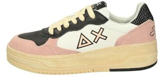 SUN68 Scarpe Bianco Rosa Z44234 Basket Love Lady Sun 68 (Bianco Rosa, Sistema Taglie Calzature EU, Adulto, Numero, Media, 36)