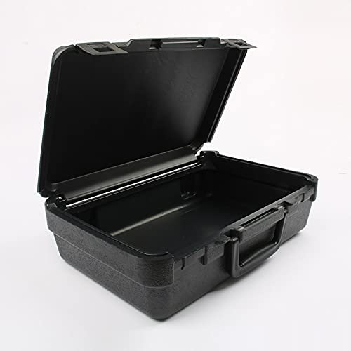 Werkzeugkasten-Set, langlebig, Hardware-Verpackung, Koffer für Instrumenten- und Zählerausrüstung, großer schwarzer Kunststoff-Aufbewahrungskoffer