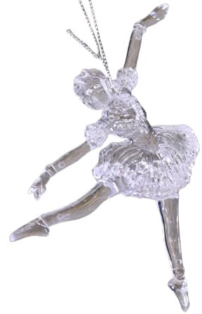TERNCOEW Festival Ballet Girl Hanging Charm Acrylic Christmas Tree And Car Interior Decoration Decorative Pendant For Indoor