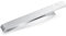 HONEY BEAR 2.12inch Herren Briefe Initialen Krawattennadel Krawattenklammer für Normale Krawatte Tie Clip，Gebürstetes Silber,5.4cm (A Upgrade mit Box 5.4cm)