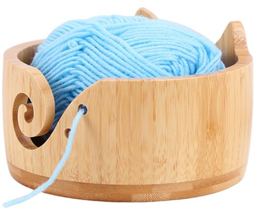 Generisch Filoschale, Hooked Garnschalen, Drahtspeicherschale, Große Tragbare Runde Lagerentür Für Staub Für Frauen, Anfänger Und Kroketten
