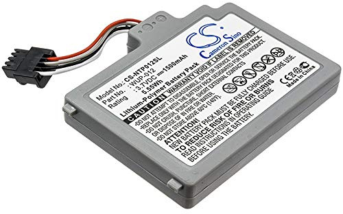 TECHTEK Battery 1500mAh compatible with [Nintendo] Wii U, Wii U GamePad, WUP-010 replaces WUP-012