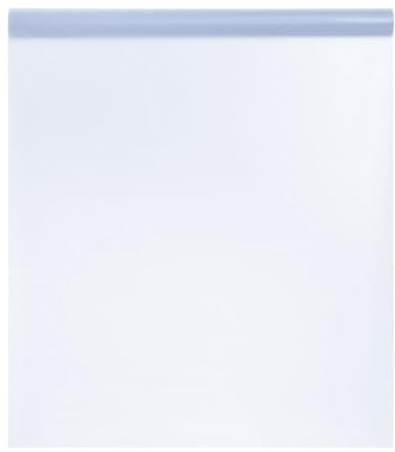 Película estática esmerilada transparente gris 60 x 500 cm PVC, decoración, tratamientos de ventanas, láminas para ventanas