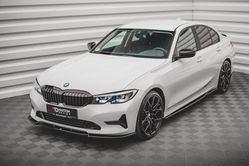 Maxton Design Frontlippe V.1 für BMW 3er G20 / G21 (2018-2022) Hochglanz schwarz