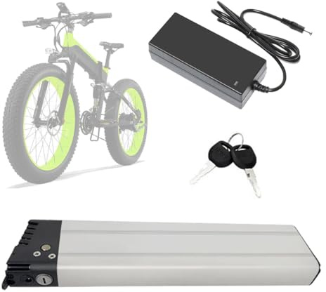 SSCYHT Lithiumbatterie 36 V 10 Ah 7 Ah wiederaufladbare Batterie 10 Ah Li-Ionen-Batterien 36 V Unterrohrbatterien für 50 W – 400 W Motor mit Ladegerät und 4-Loch-Anschluss,36v7ah 380mm