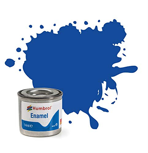 Humbrol Peinture émaillée n° 222 Bleu clair métallique
