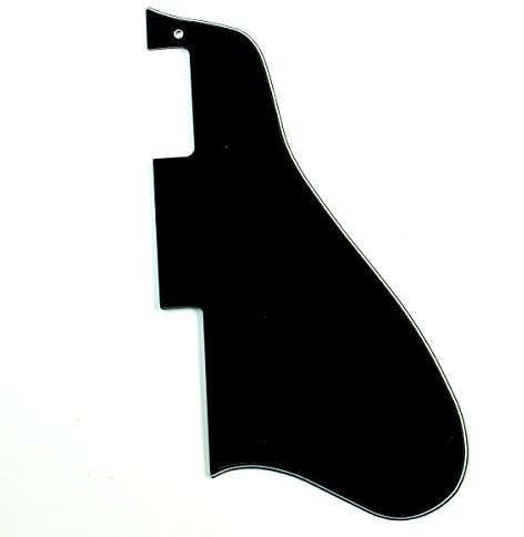 3-lagiges Jazz Archtop Gitarren-Pickguard passend für ES335 lange Version, schwarz